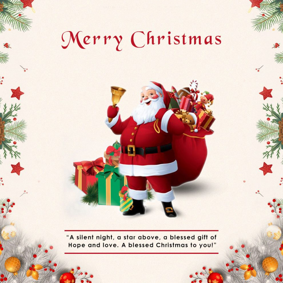 Merry Christmas Greeting Card Image